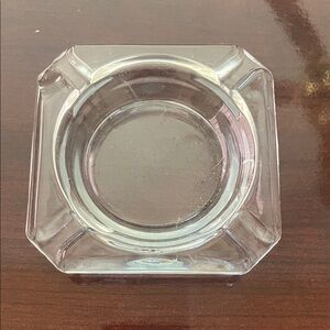 Clear Glass Ashtray